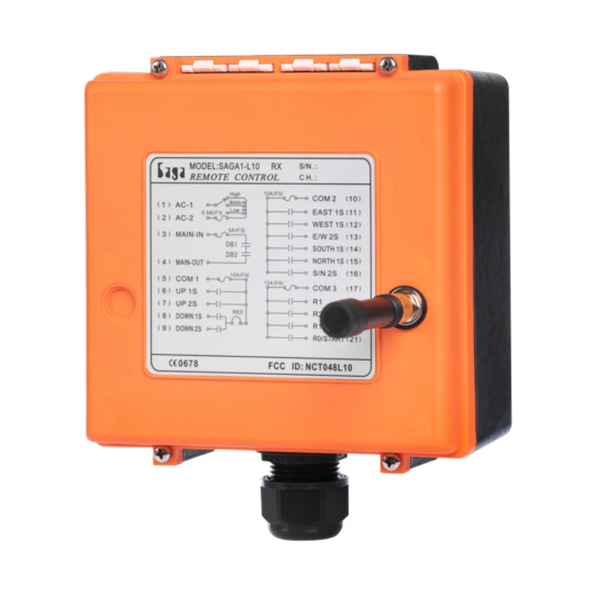 ریموت کنترل جرثقیل SAGA1-L12