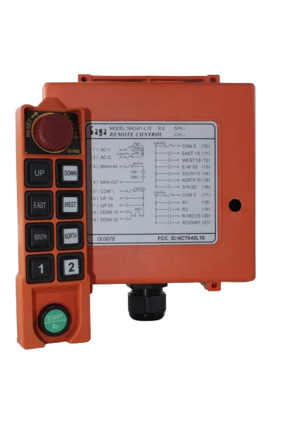 ریموت کنترل جرثقیل SAGA مدل SAGA1-L10-1