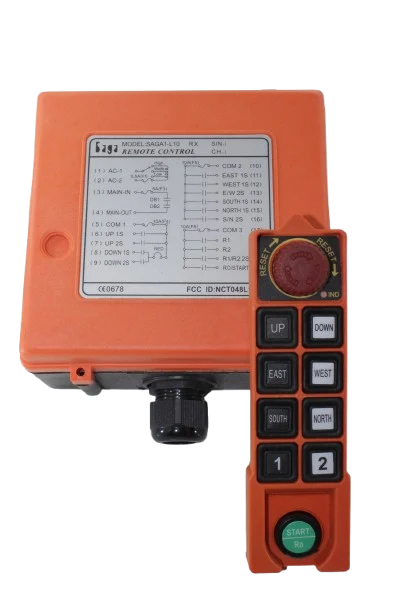 ریموت کنترل جرثقیل SAGA مدل SAGA1-L10-1