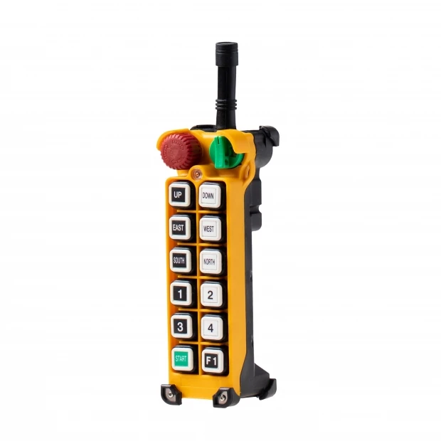 ریموت کنترل جرثقیل TELECRANE مدل F24-12S، تصویر مرجع سری مشترک. نسخه قطعه باید تطبیق داده شود.