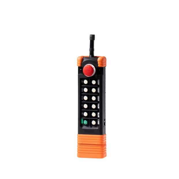 فرستنده ریموت کنترل جرثقیل SAGA مدل SAGA1-L12، تصویر مرجع سری مشترک. نسخه قطعه باید تطبیق داده شود.