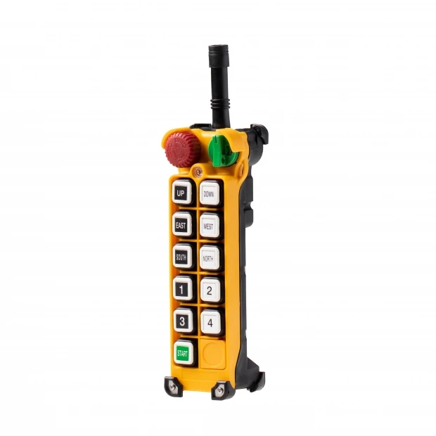 ریموت کنترل جرثقیل TELECRANE مدل F24-10S، تصویر مرجع سری مشترک. نسخه قطعه باید تطبیق داده شود.